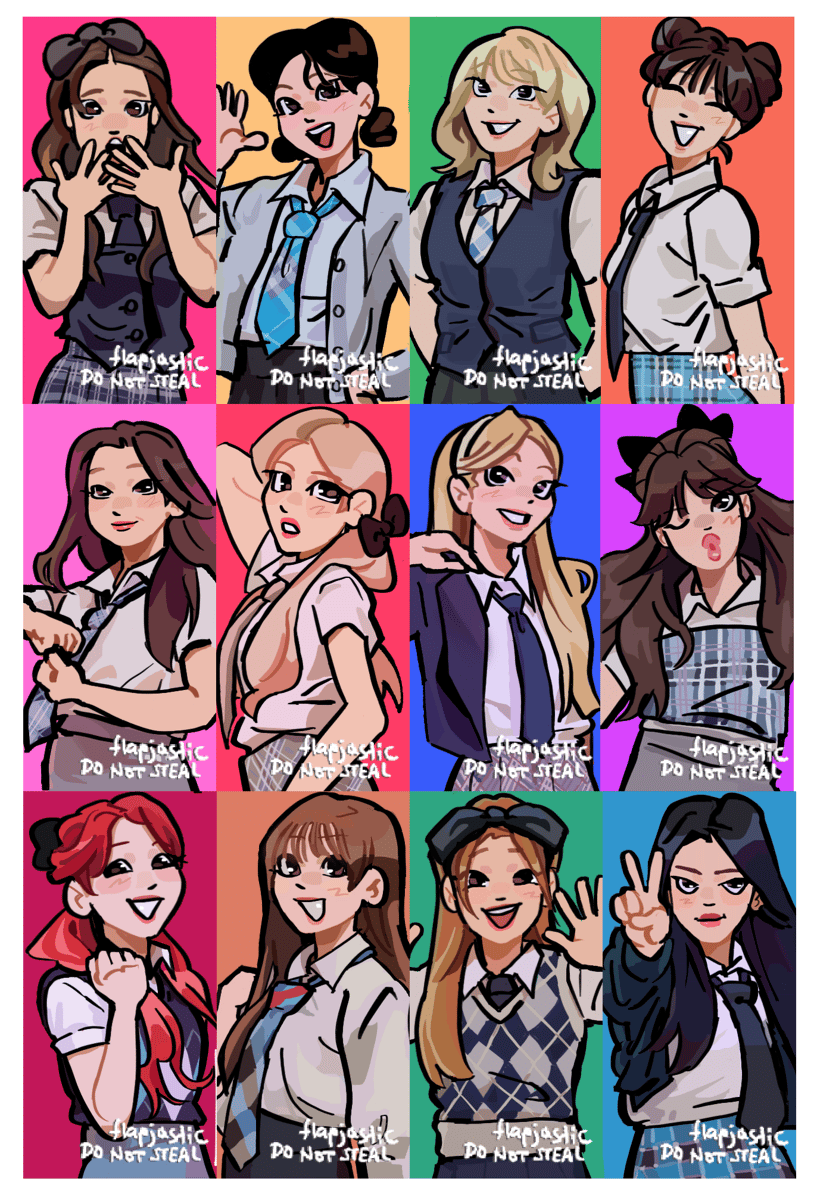 LOONA シーグリ2022新品未開封★ステッカー付き LOONA Assorted Vinyl Stickers | flapjastic's online store